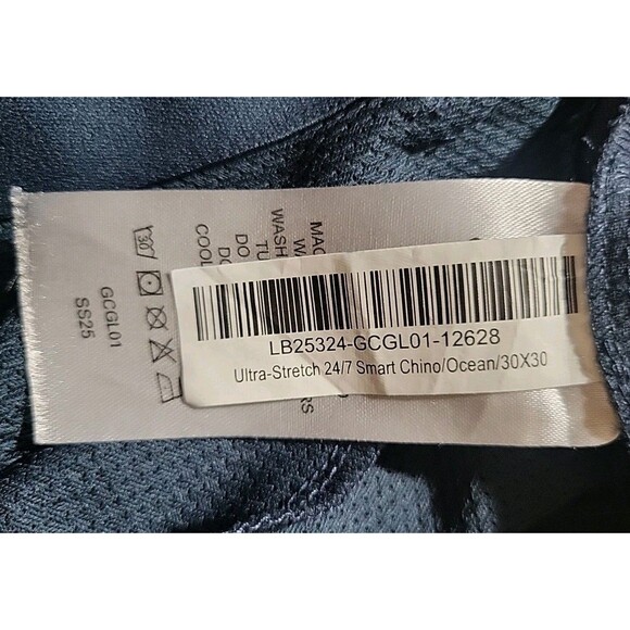 Quince Ultra Stretch 24/7 Smart Chino Ocean Blue Dress Pants Size 30X30 Neutral - Picture 5 of 12